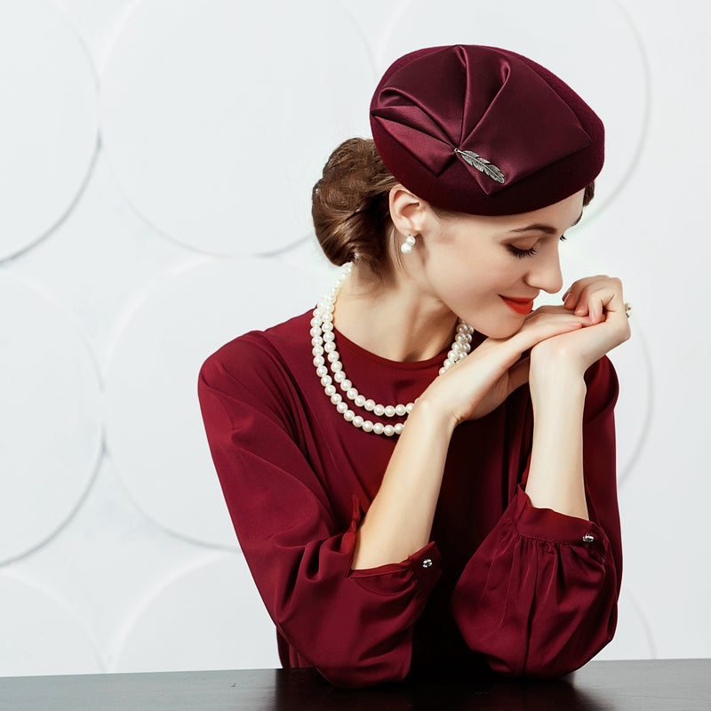 Women's Fashion Woolen Hat Elegant And Versatile