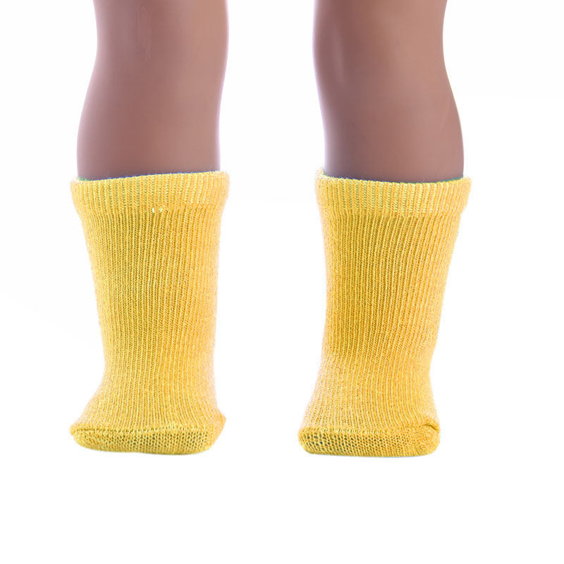 12 Colors 18 Inch American Girl Doll Socks