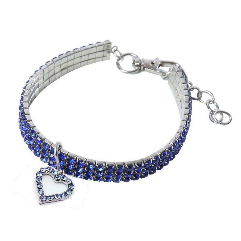 Elastic pet dog necklace