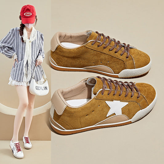 Hvide Retro-sneakers til damer – efterårskollektion