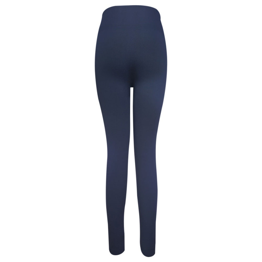 Superstræk Sømløse Strikkede Børstede Leggings