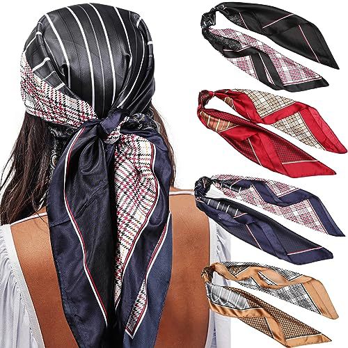 Square Printing Real Silk Scarf