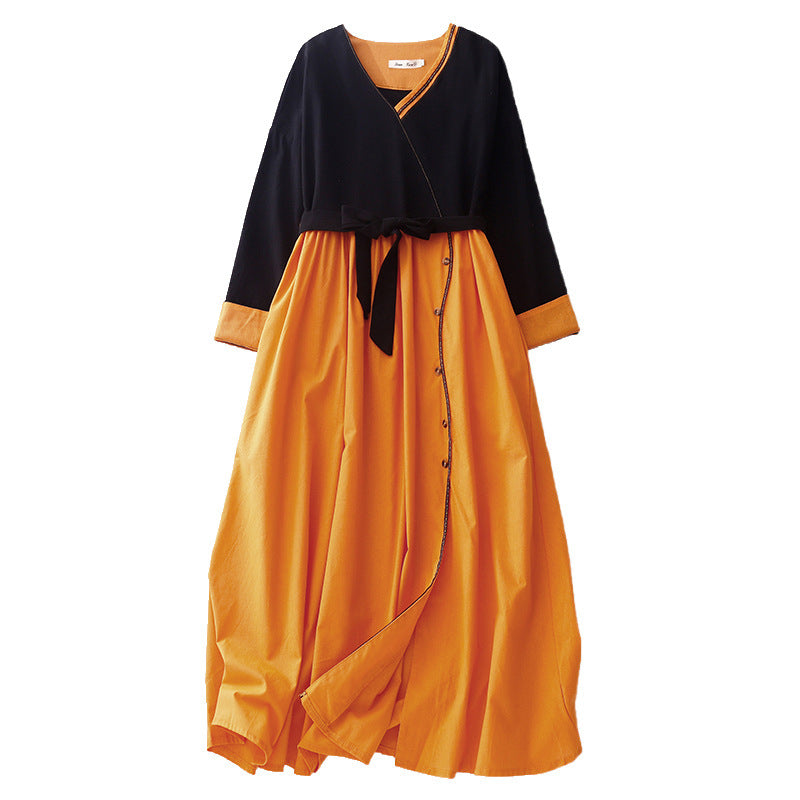 Simple Stylish Ethnic Style Dress For Women