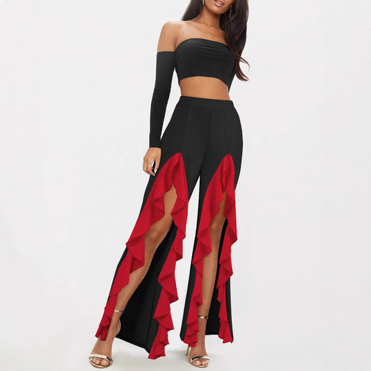 Printed Spring Fall American-style Designer-Look