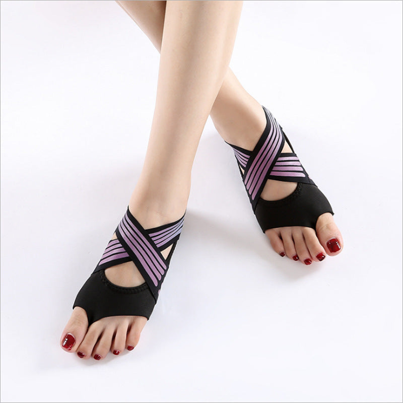 Women's Yoga Shoes Dance Soft Bottom Non-slip Indoor Training Shoes And Socks