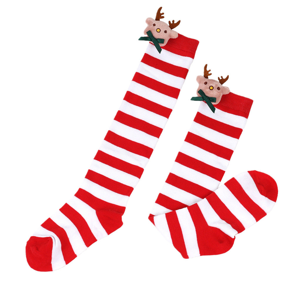 Elk Children's Christmas Stockings Cartoon Doll