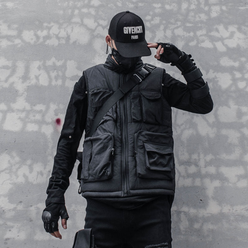 Men's Functional Work Clothes Multi-pocket Jacket