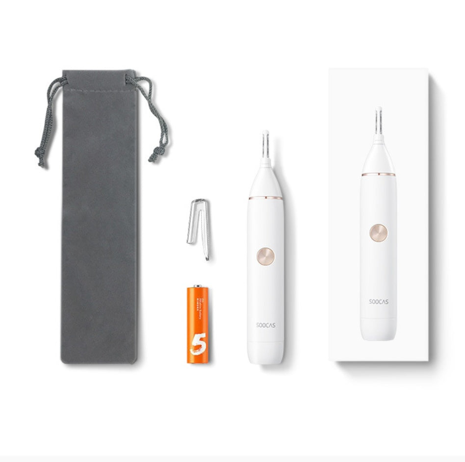 Intelligent electric temple hair ear shaver