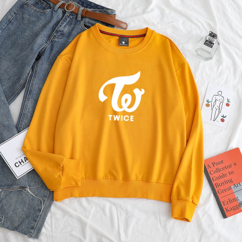Sweater Women's Spring And Autumn Casual Cross-border TWICE Long Sleeve