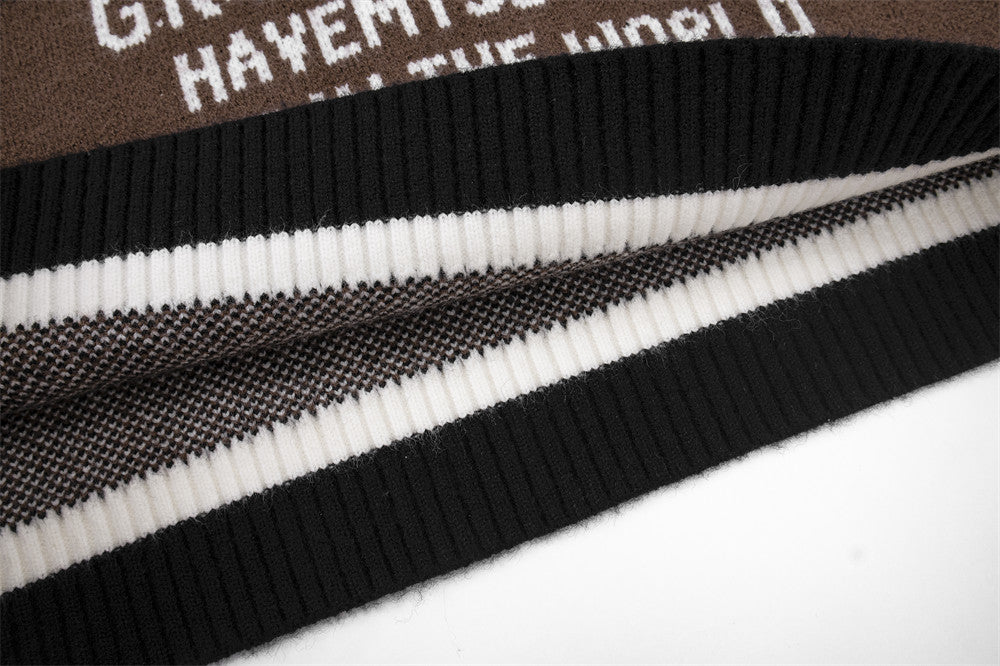 Brede sweatervest til mænd afslappet overtøj V-hals ærmeløs strik