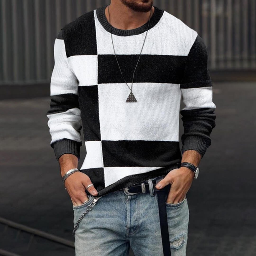 3D Pullover til Mænd – Afslappede Langærmede T-shirts
