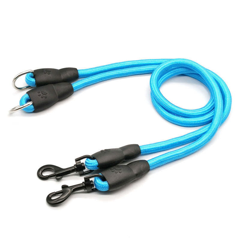 Large, Medium And Small Dogs Removable Two Traction Rope