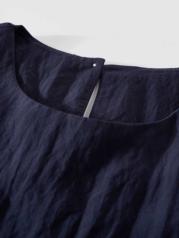 Women's Lace-up Sleeveless Shirt Irregular Cinched Top