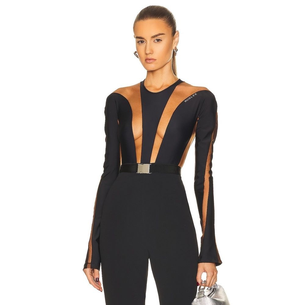 Light Luxury Women's New Corset Long-sleeved Bodysuit