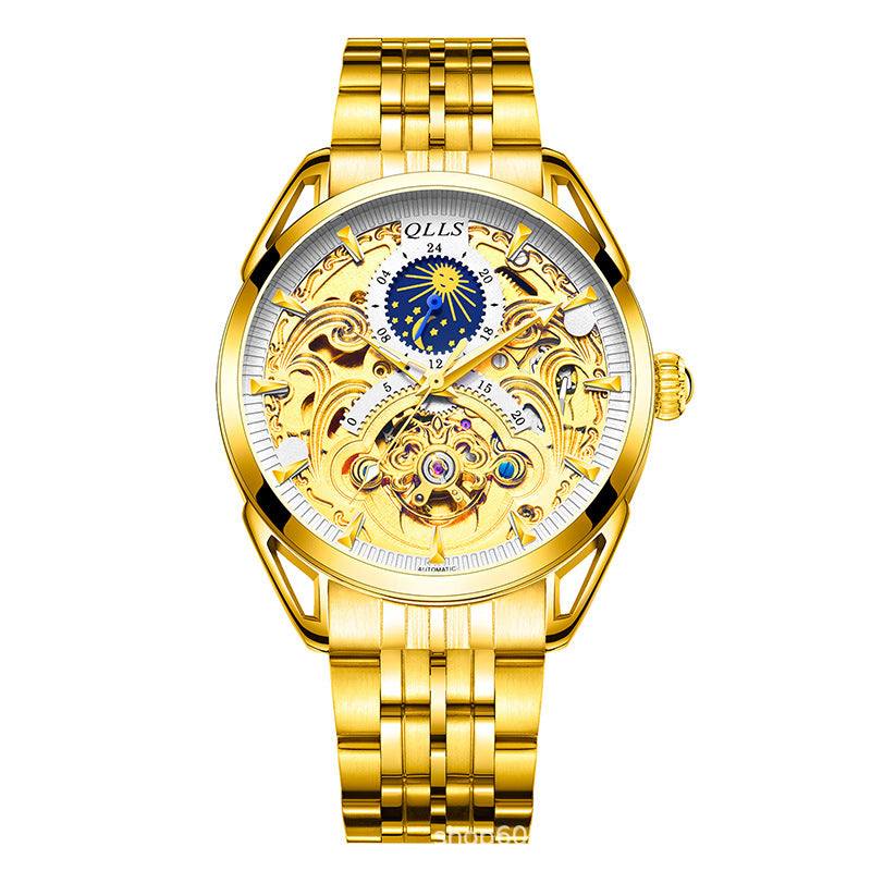 Mechanical watch fully automatic dial