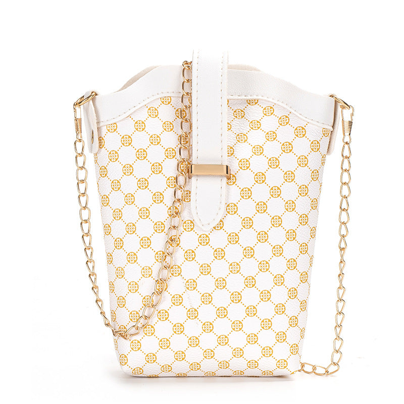 Mini Bucket Fashion All-match Crossbody Cell Phone Small Bag
