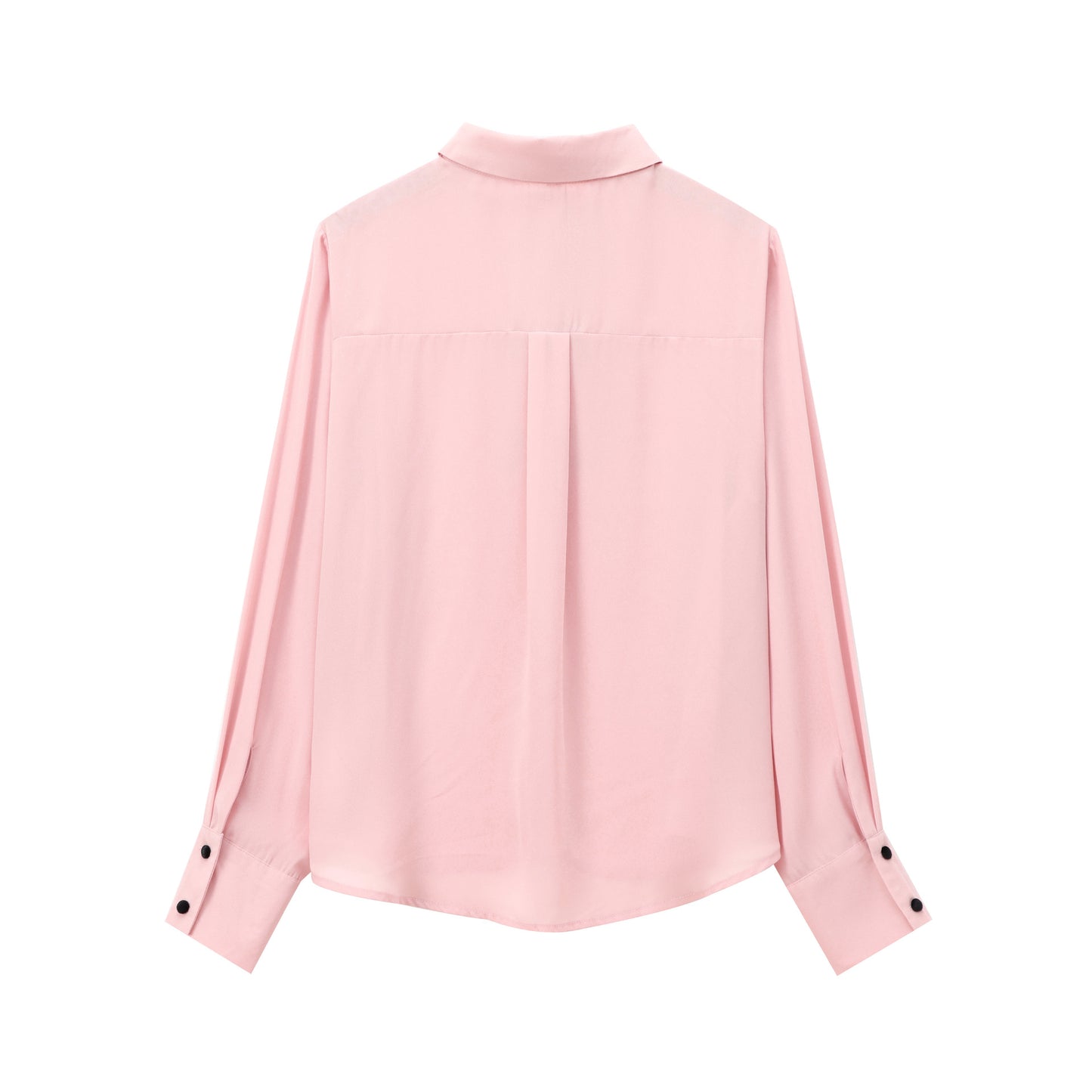 Autumn Beauty Outfit Velvet Bow Decorated Shirt
