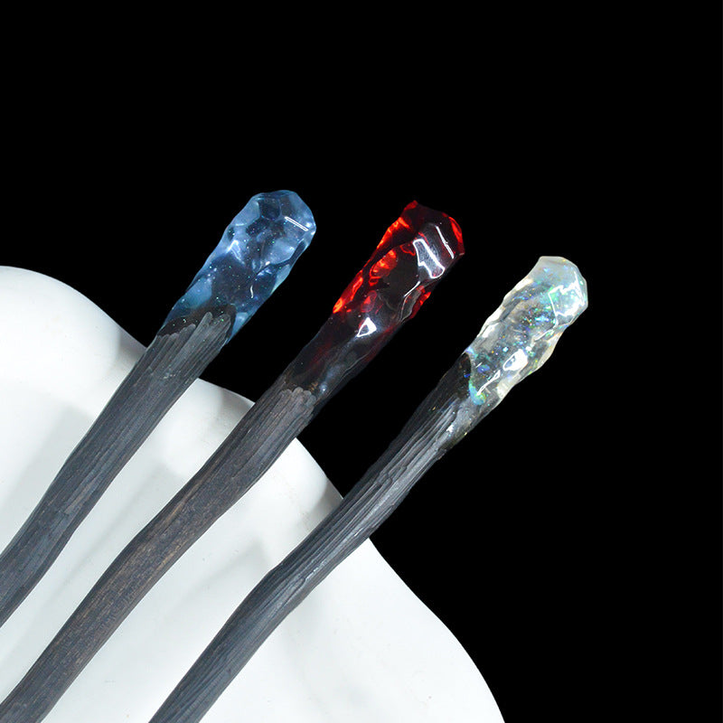 Unique Design Ebony Hairpin Daily Ancient Style Coil