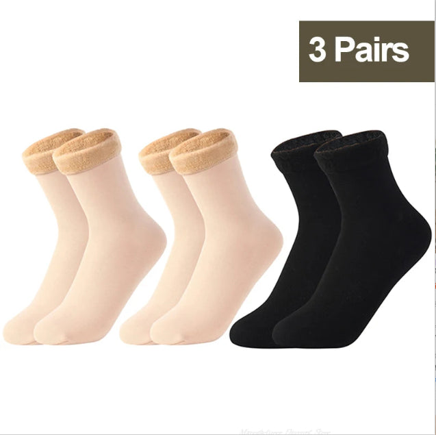 Winter Plush Snow Socks For Antifreeze And Warmth