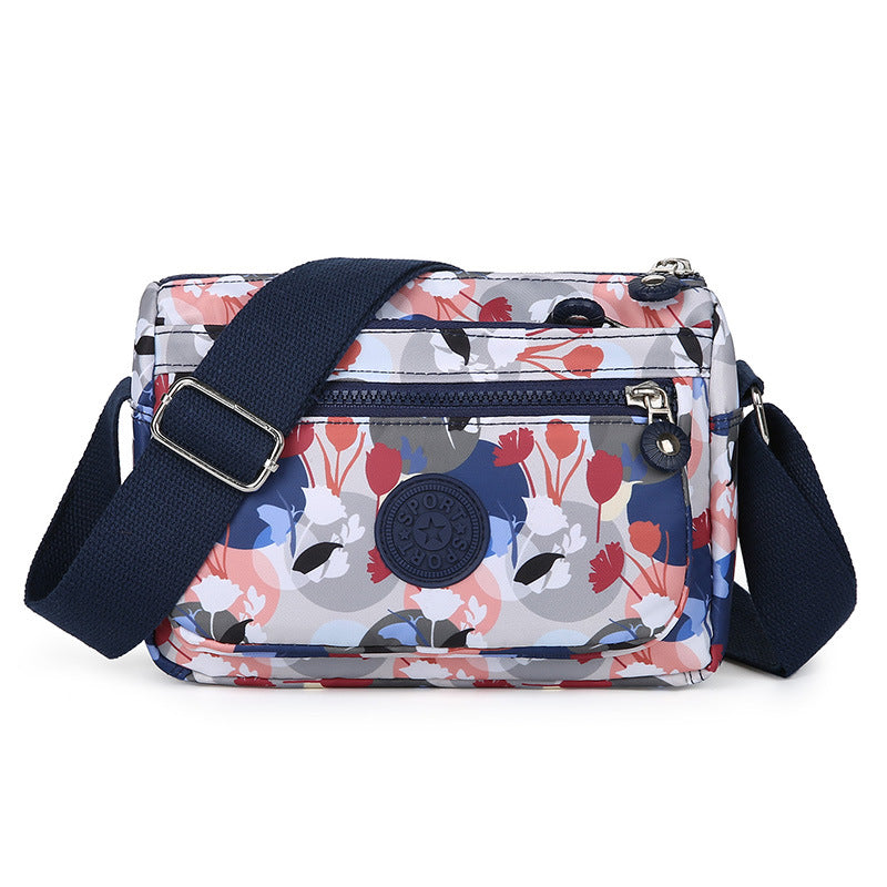 Multi-layer Casual Fashion Messenger Bag Trendy Mobile Phone Change Packet
