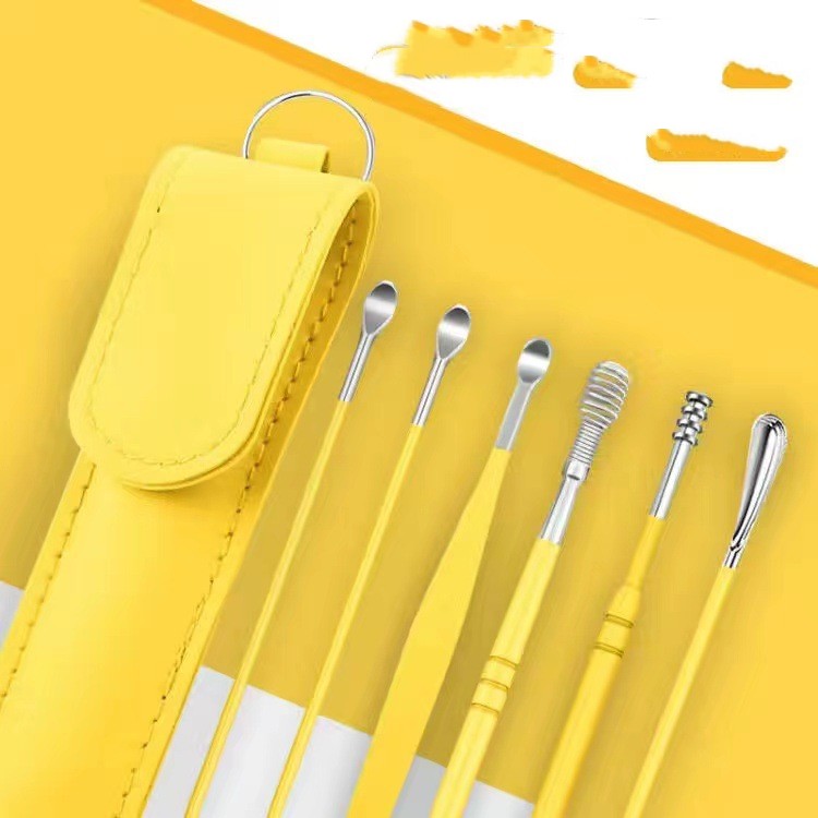 Earpick Set Fantastic Ear Picker Spiral Professional Buckle Earwax Household