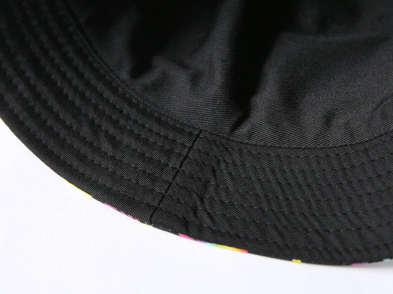 Spring Summer Heart Print Reversible Bucket Hat
