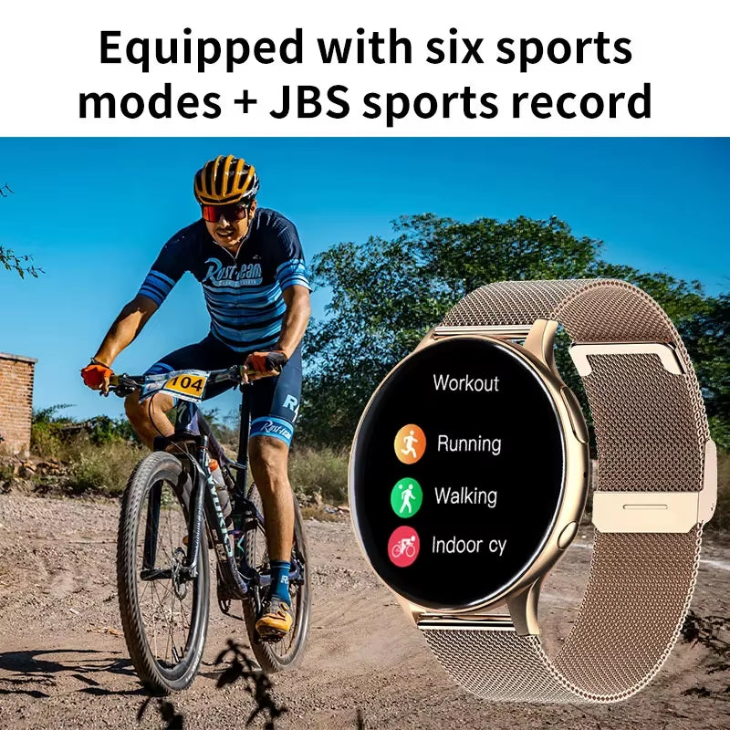 Smart Watch 2025 Bluetooth Calls Waterproof Smartwatch Men Watches Women Sport Fitness Bracelet Custom Watch Face Waterproof New