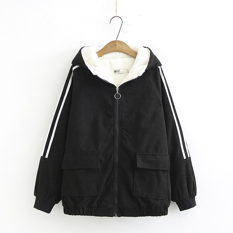 The New Fat MM Was Thin And Velvet Corduroy Corduroy Jacket