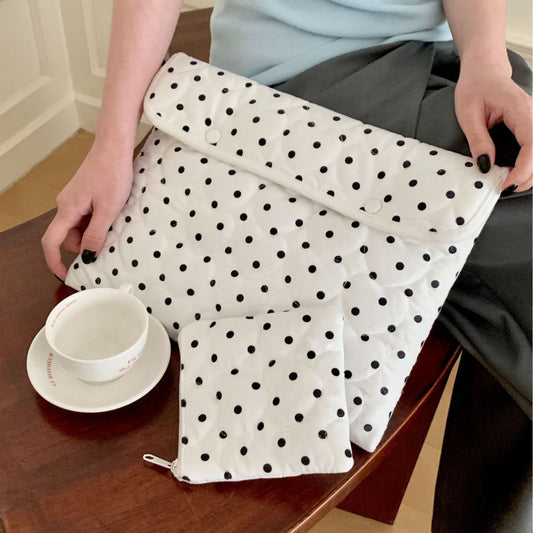 Love Polka Dot Liner Bag Ins Style Korean Simple