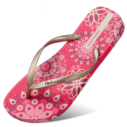 Flip-flops Dame Flade Hæle Skridsikre Outdoor Flip-flops Personlighed Damesandaler Strandsko