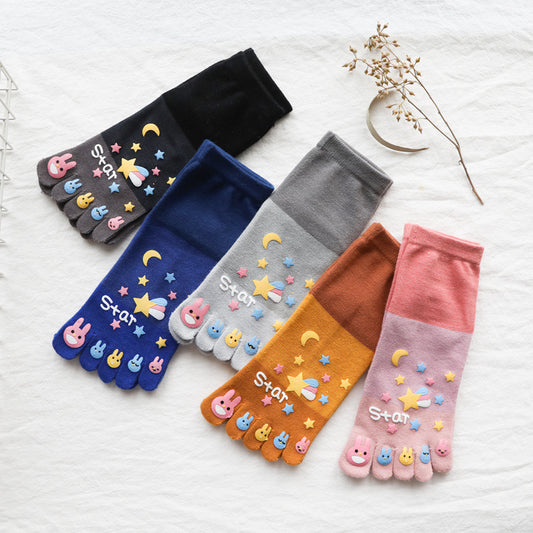 Hosiery Lady Mid-tube Autumn And Winter Thick Cotton Socks