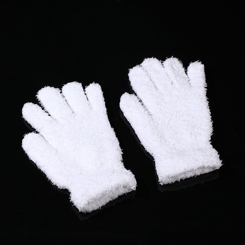 Crafts Wool Gloves Plate Walnut