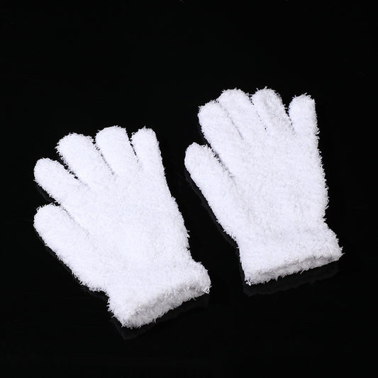 Crafts Wool Gloves Plate Walnut