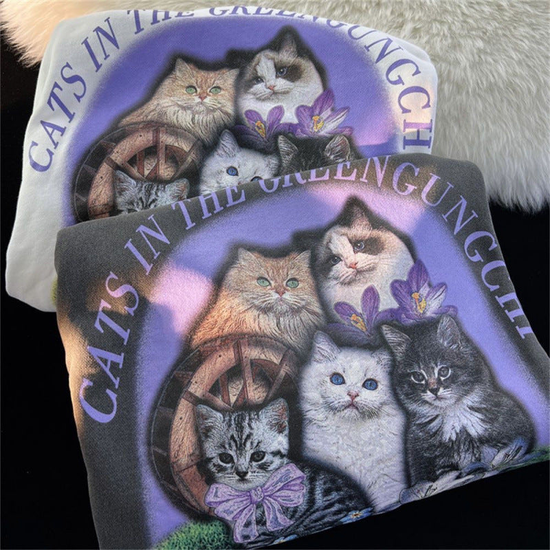 Autumn And Winter New Special-interest Design Couple Wear Pullover Long Sleeve