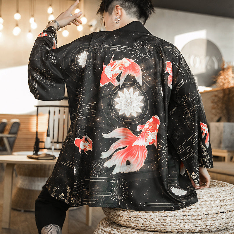 Chinese Tang Costume Improved Hanfu Men's Robe Coat