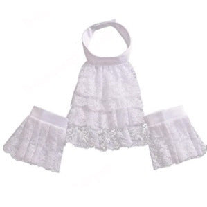 Cuff And Neck Warmer Set Lace Cuffs And Neck Warmer Set