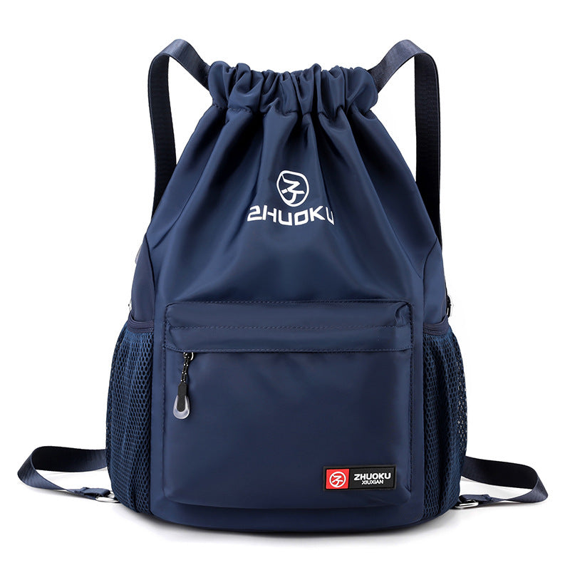 Casual Oxford Cloth Drawstring Backpack