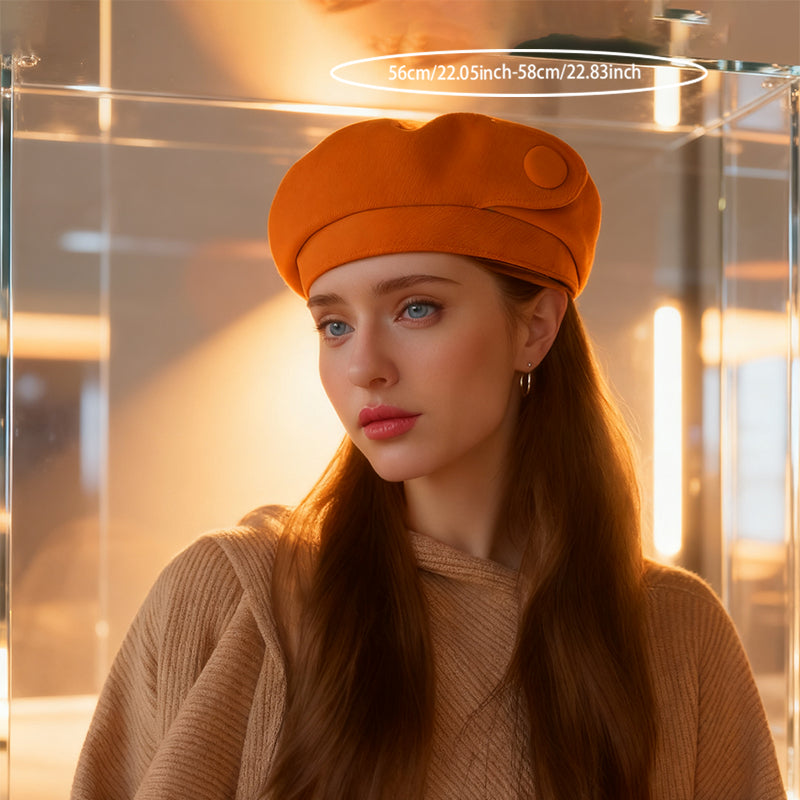 British-style Casual Painter Hat That Is Versatile And Can Show Off Your Face