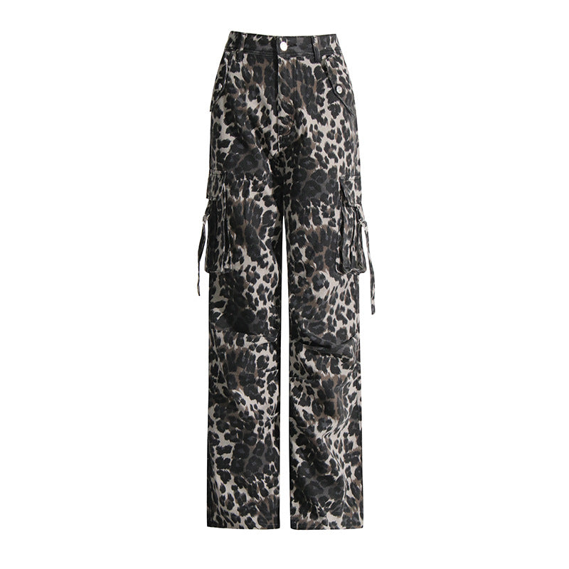 Fashion Work Clothes Denim Women's Casual Pants