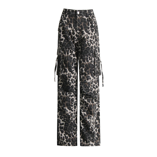 Fashion Work Clothes Denim Women's Casual Pants