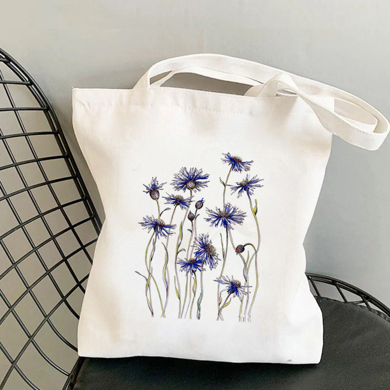 Printed Canvas Personalized One Shoulder Women's Fashionable Handbag