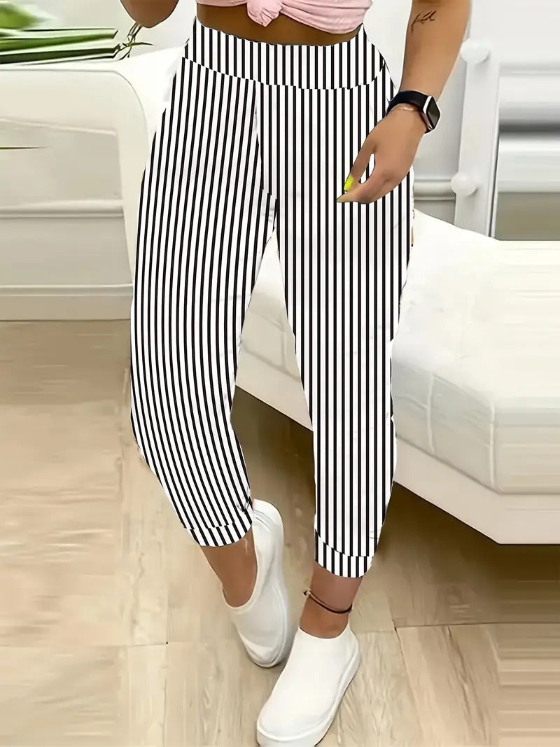 Women's Casual Trousers Lantern Ankle-tied Sports Pants