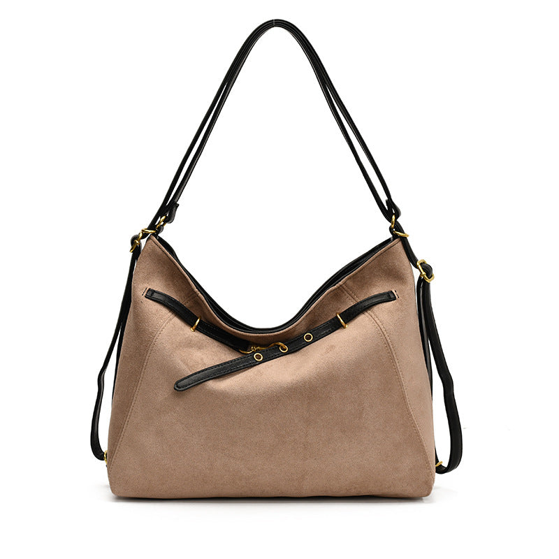 Women's Suede Leisure Commute Backpack