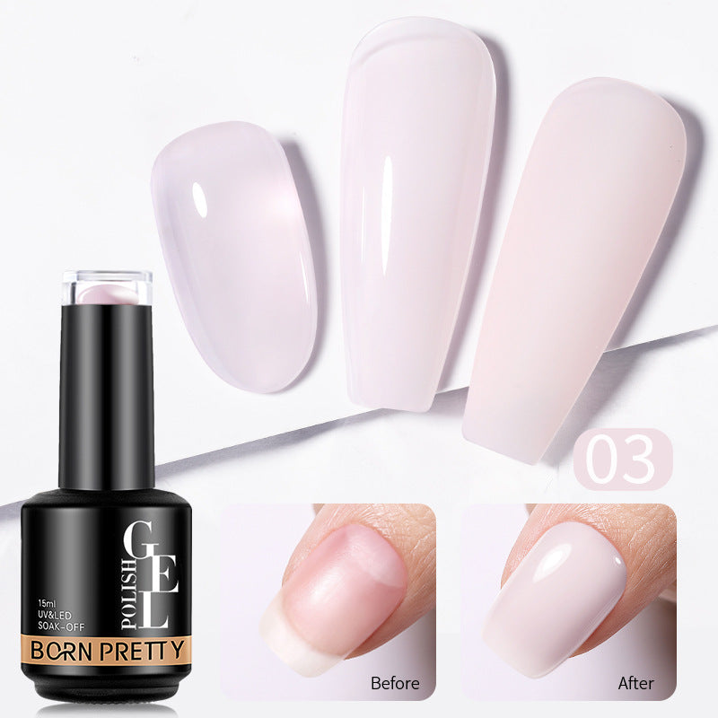 Nail Color Powder Transparent Function Phototherapy Plastic