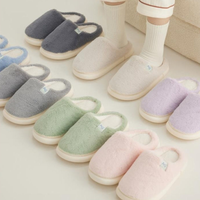 Indoor Odor Proof Plush Slippers With Anti Slip Properties