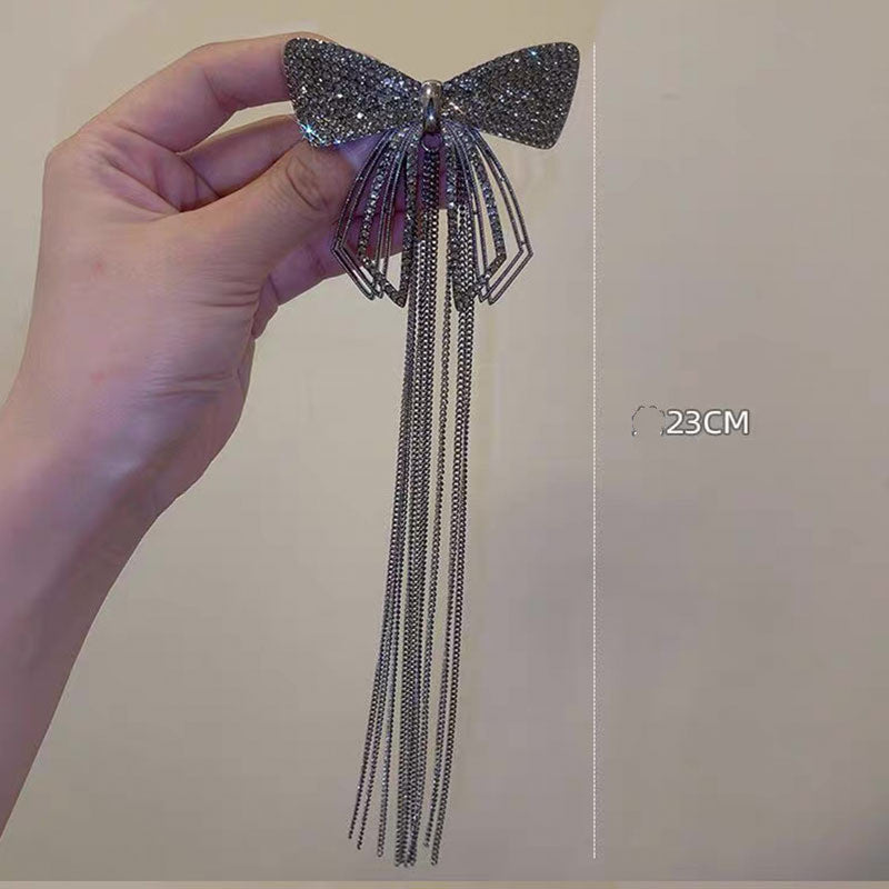 Women's Zinc Alloy Bow Tassel Hairpin Fashion Hair Accessories