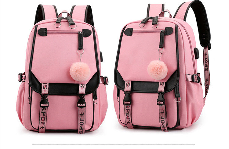 Sublimation Printed Oxford Fabric Trendy Men's Backpack