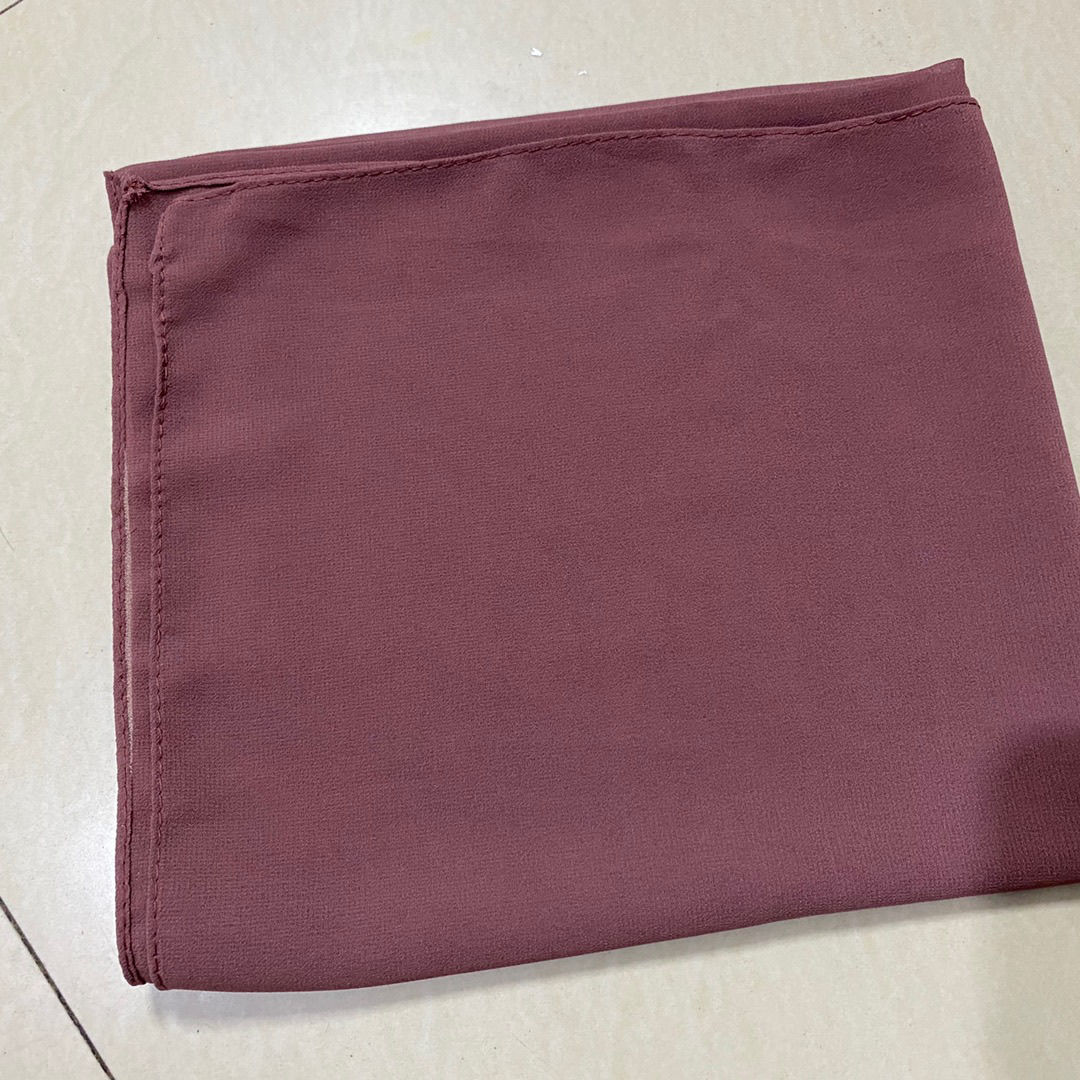 Fashion Casual Solid Color Chiffon Long Scarf