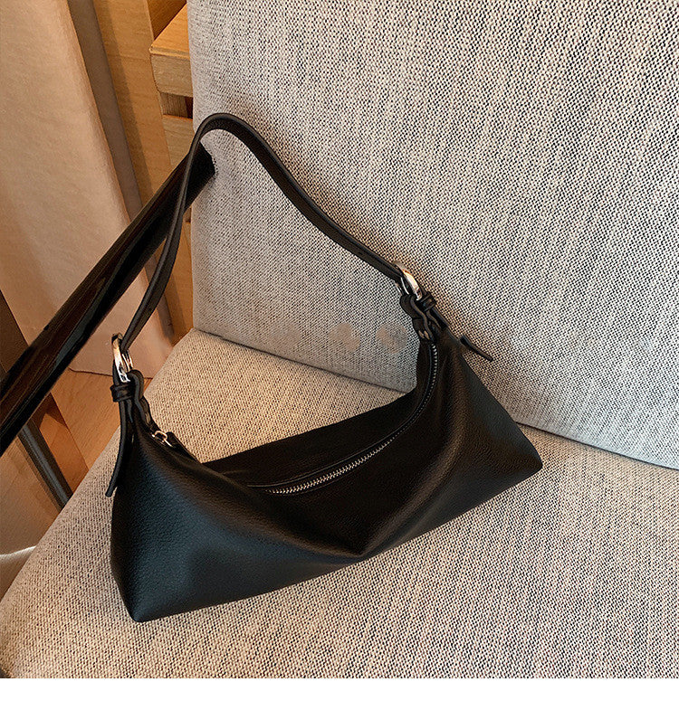 Women's Single Shoulder Messenger Fashion PU Soft Leather Armpit Bag