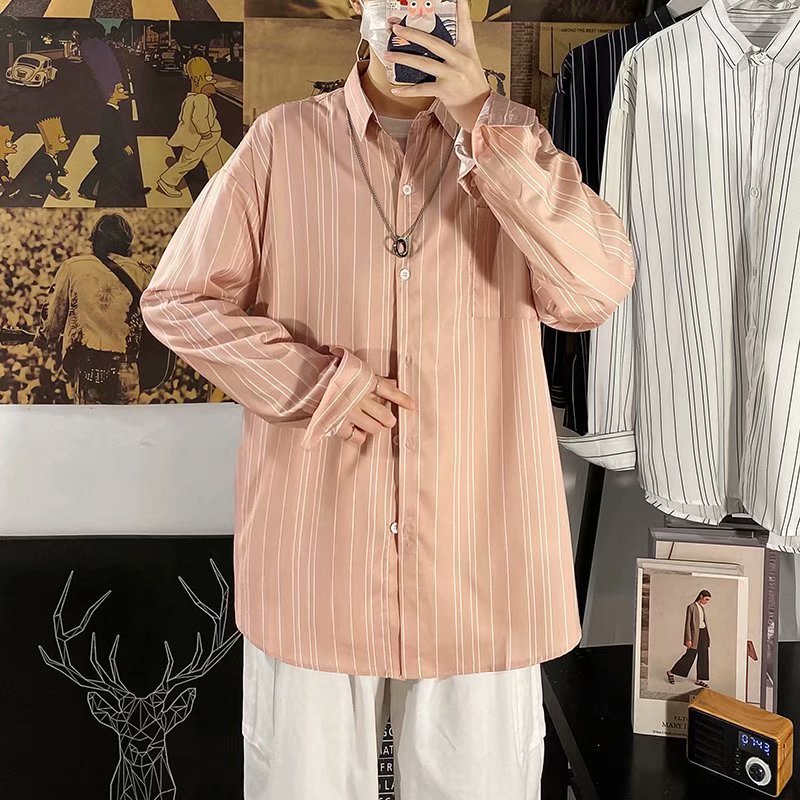 Hong Kong Style Vintage Floral Shirt Men